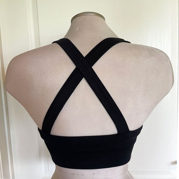 Bo+Tee Super Sculpt Cross Back Sports Bra XS - Picture 4 of 6